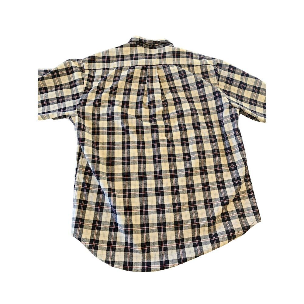 Ralph Lauren Jeans Co Shirt Mens Size Medium Cotton Plaid Button Up Heavy Duty - Picture 3 of 7